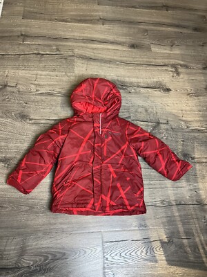 COLUMBIA Lightning Lift jacket, red snow coat, rain Kids size T