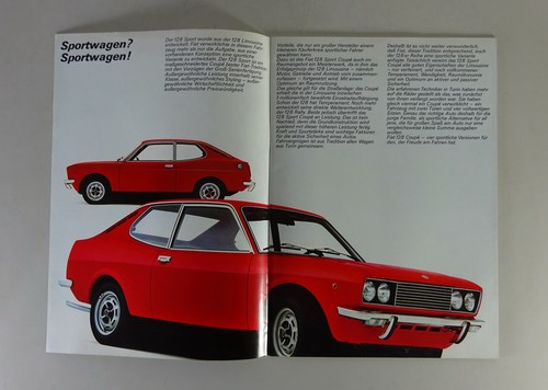Brochure Fiat 128 Sport Coupe Stand 03/1974 - Picture 2 of 7