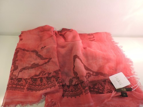 FOULARD SCIALLE DONNA ALVIERO MARTINI 1A CLASSE ROSSO COPRISPALLE MARE |  eBay