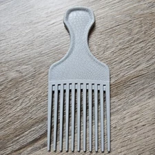 Vintage Goody Plastic 6.5” Cream Textured Hair Pick Lift Comb 90’s Made In USA