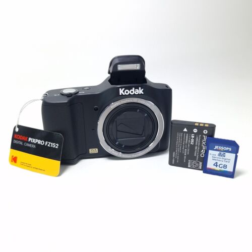 KODAK PIXPRO FZ152 Compact Camera 15x Optical Zoom - Black / No Charger  - Picture 1 of 14