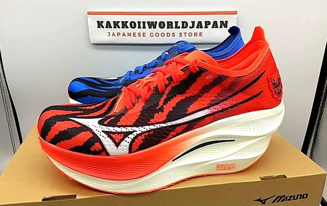 Mizuno Running Shoes WAVE REBELLION PRO 3 AKA ONI/AO ONI Mizuno Running Shoes WAVE REBELLION PRO 3 AKA ONI/AO ONI