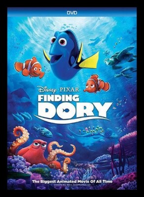 NEW FINDING DORY DVD THE MOVIE DISNEY CARTOON PIXAR ANIMATED Ellen DeGeneres