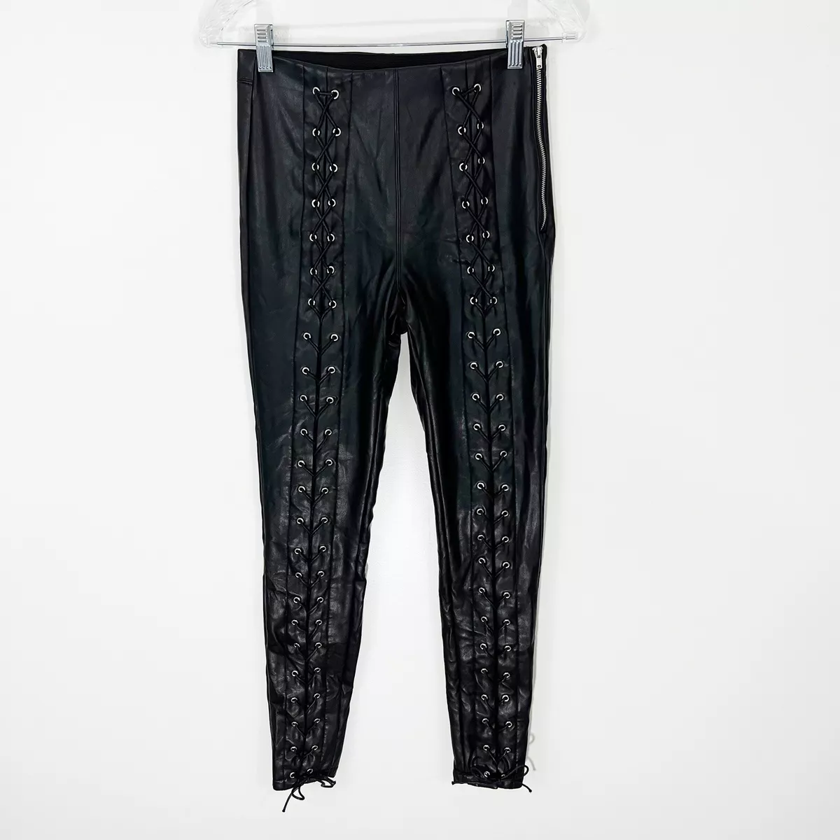 Topshop percy faux leather skinny best sale pants