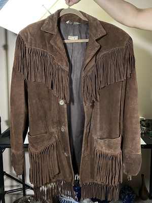 ralph lauren suede fringe jacket