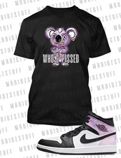 Who's Pissed Bear Graphic Sneaker Tee Shirt J1 Tie Dye Big Tall Pro Club Shaka T