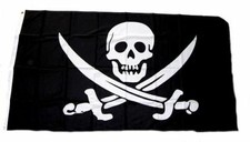 Flagge / Fahne Pirat mit Säbel Hissflagge 60 x 90 cm