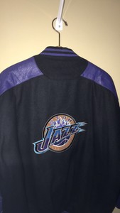 utah jazz vintage jacket