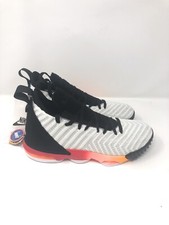 NEW Nike Lebron XVI Space GS Basketball Big Kids Shoes Youth Sz 7 White Orange