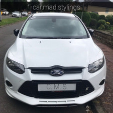 C.M.S White Plastic Eyebrows to fit FORD FOCUS MK3 Eyelid/Light ST/TDCI/RS/Zetec