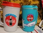 2 Vtg Freezable Coca-Cola Travel Cup Mugs  by Aladdin & Alpha