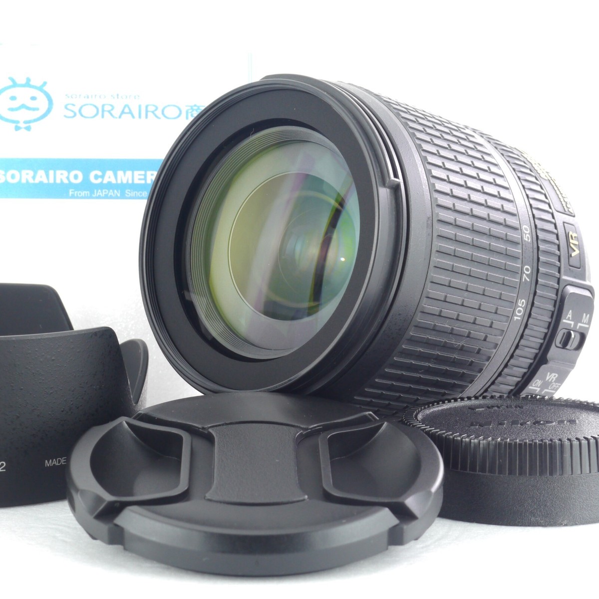 Nikon AF-S Nikkor 18-105mm F3.5-5.6G ED VR Zoom Lens [Exc+5] W 