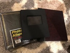 Binder Magnetic 3 Ring Photo Albums 100 page 50 Sheets Lot of 3