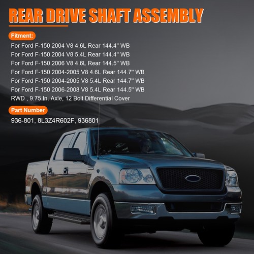 Drive Shaft Assembly Driveshaft Rear For 2004-2008 Ford F-150 F150 RWD 936801 - Picture 2 of 11
