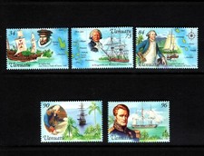 OPC 1999 Vanuatu Explorers Set Sc#733-7 MNH 49652b