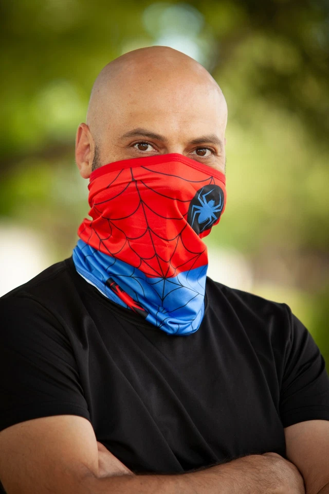 Spider-Man Neck Gaiter Face Covering Mask SPIDERMAN SPIDER MAN  (3 Sizes) - Image 3 of 4