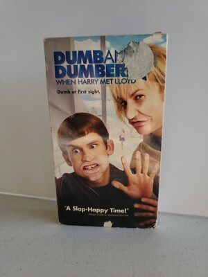 Dumb and Dumberer: When Harry Met Lloyd VHS 2003 Prequel Luis Guzman Mimi Rogers