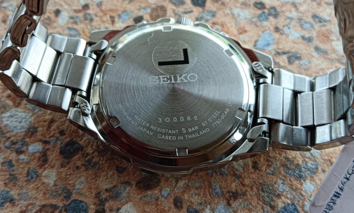 Seiko Quartz Chronograph 7T92 00A0 JDM Black Dial October Seiko Quartz Chronograph 7T92 00A0 JDM Black Dial October