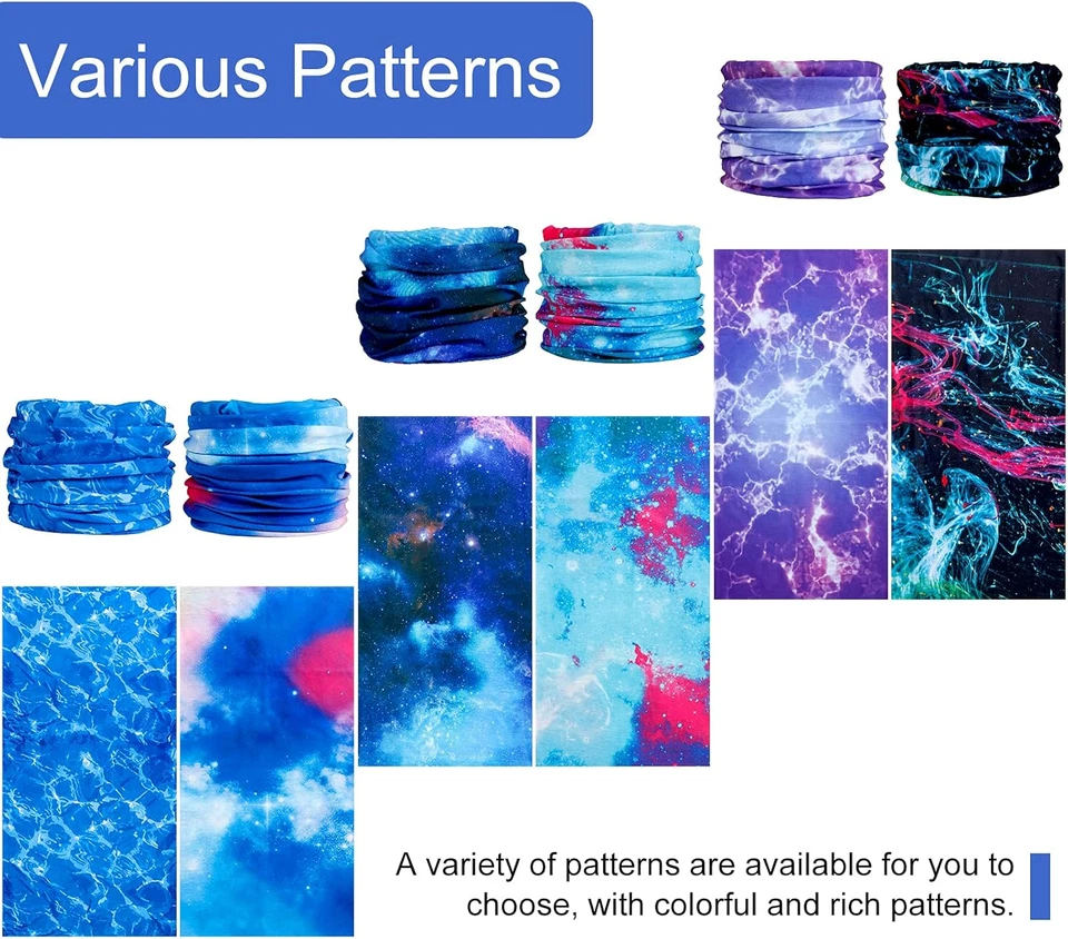 Paquete de 6 pasamontañas elásticos para el cuello y la cara, versátiles - Image 4 of 4