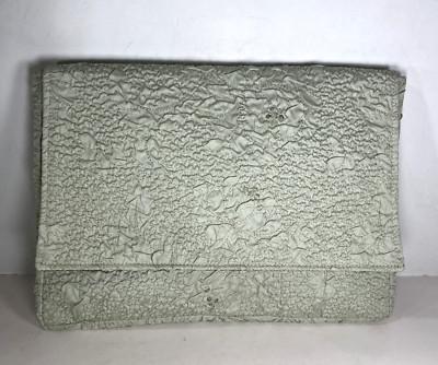 Sak Saum For Freedom 100% Cotton Light Green Clutch Document Case
