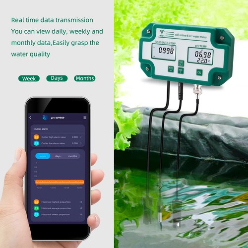 YY-W9909 Smart Bluetooth Wasserqualitätstester Messgerät WLAN APP Intelligente Steuerung - Bild 4 von 9