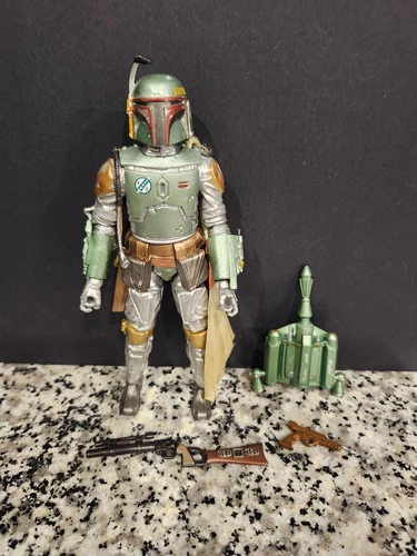 Boba Fett Carbonized Black Series 6" Scale STAR WARS LOOSE Complete