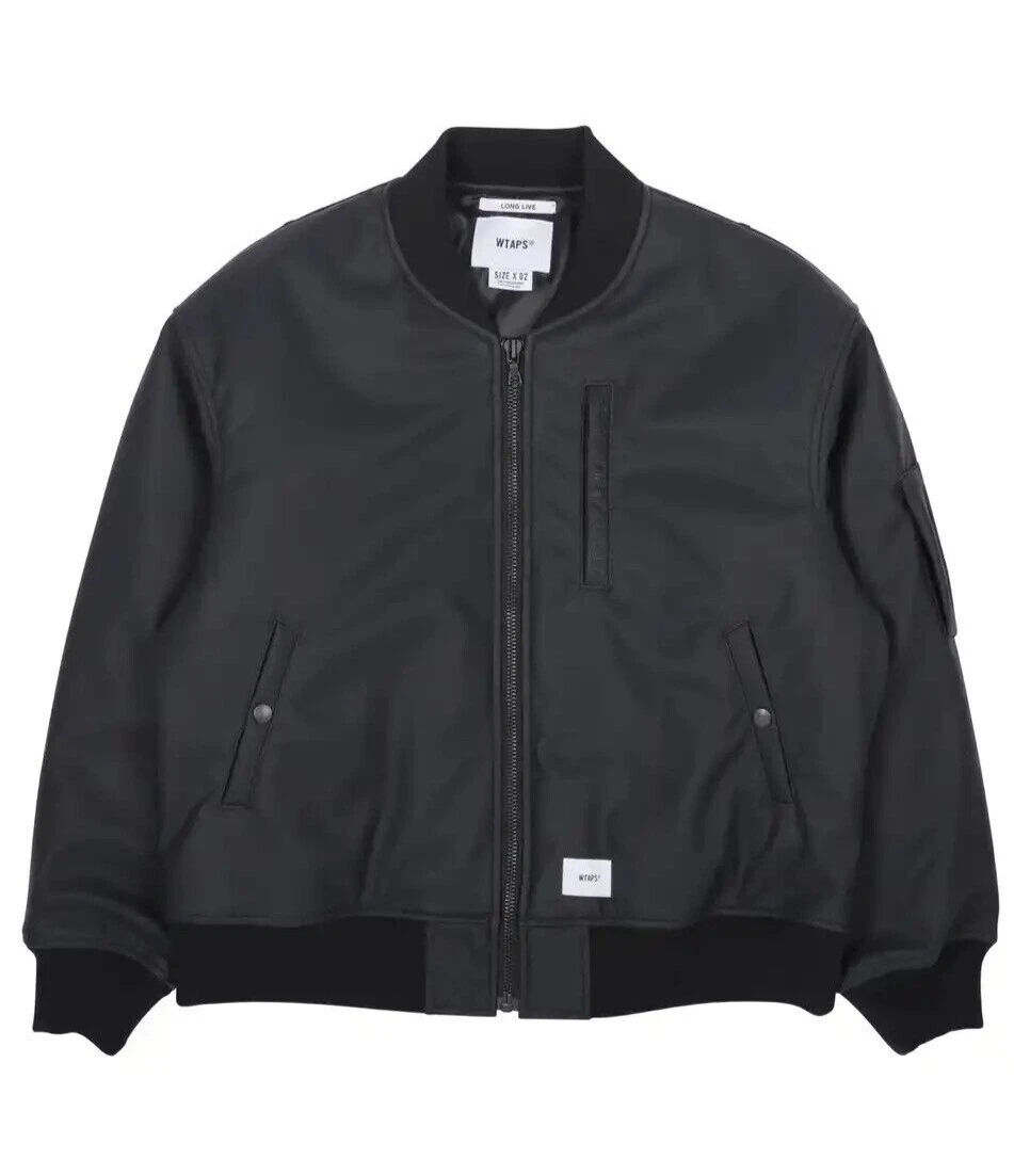 *VENTE* WTAPS YT13 VESTE UNIVERSITAIRE SUPRÊME FRAGMENT DE QUARTIER NOIR (1) S PETIT