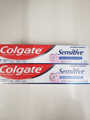 2X Colgate Sensitive Toothpaste Complete Protection Mint