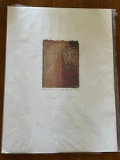 Artist Signed Danielle Dearborn REMEMBRANCE Original Handmade Paper w Architectu