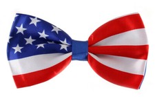 American Flag Bow Tie USA Patriotic NEW
