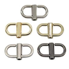 , 5 Pieces Adjustable Metal Buckles for Chain Strap Bag Chain Strap Length 