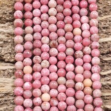 Thulite aka Rosaline Round 6mm 8mm 10mm