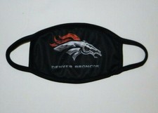 Denver Broncos Washable Reusable Sublimated Face Mask Mouth Mask Cover New