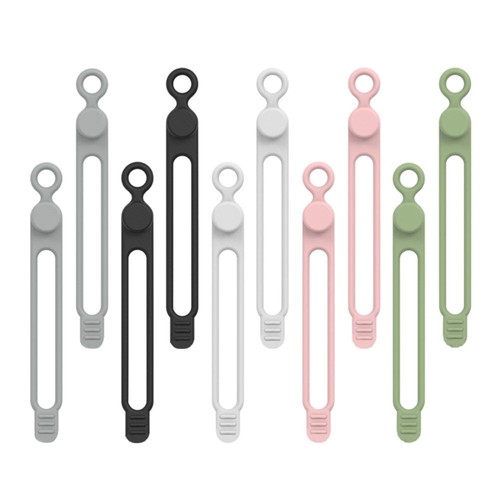 20PCS Cable Keeper Manager Management Cable Management Ties Headphone Cable Wrap - Afbeelding 4 van 12