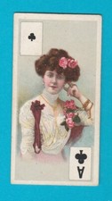 BEAUTIES (P/C INSET)  -  B.A.T. CO. LTD.  -  ACE  OF  CLUBS  -  1908