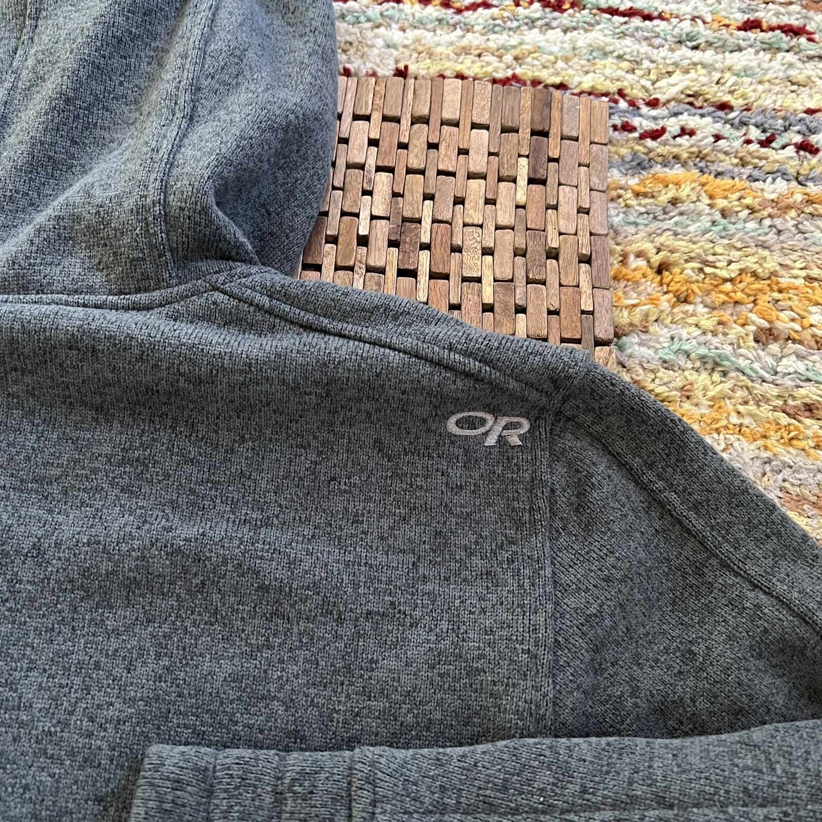 outdoor-research fleece lined full zip hoodie