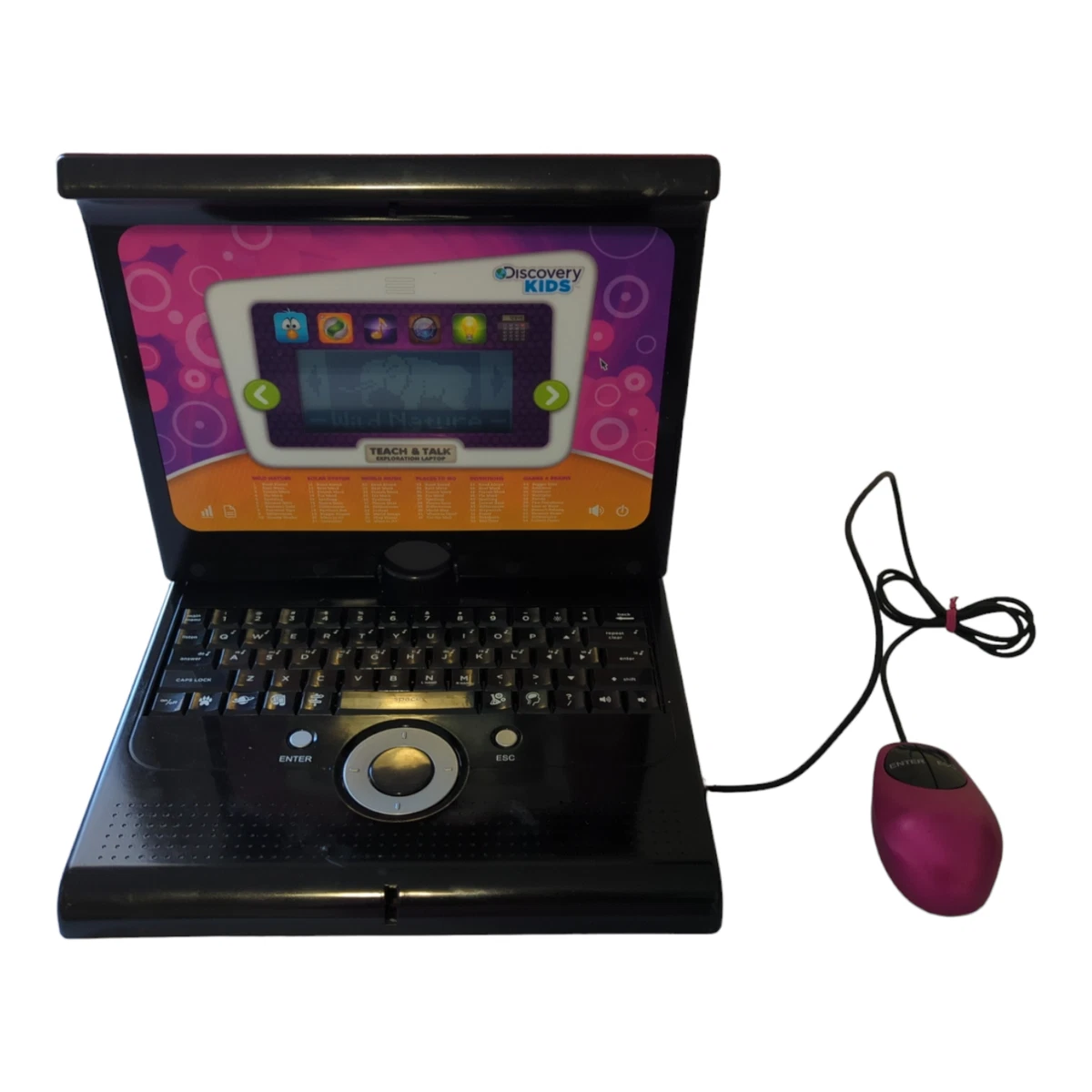 Discovery Kids Teach Talk Exploration Pink Laptop 60 Discovery Activities
