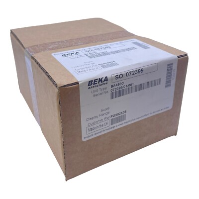 BEKA BA458C Flow Batch Controller für industriellen Einsatz BEKA BA458C Flow 