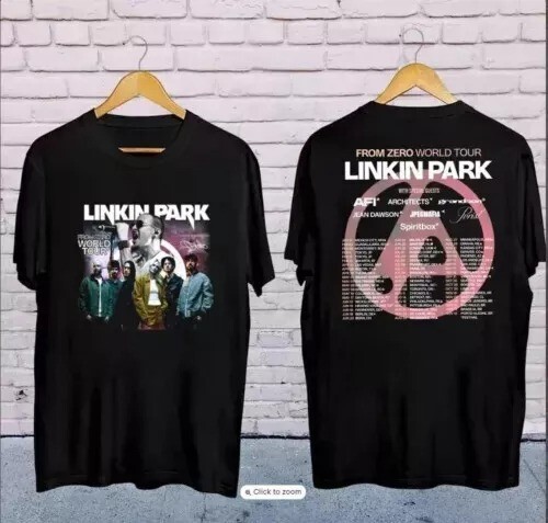 Linkin Park Band Logo Shirt, 2025 Linkin Park From Zero World Tour Shirt