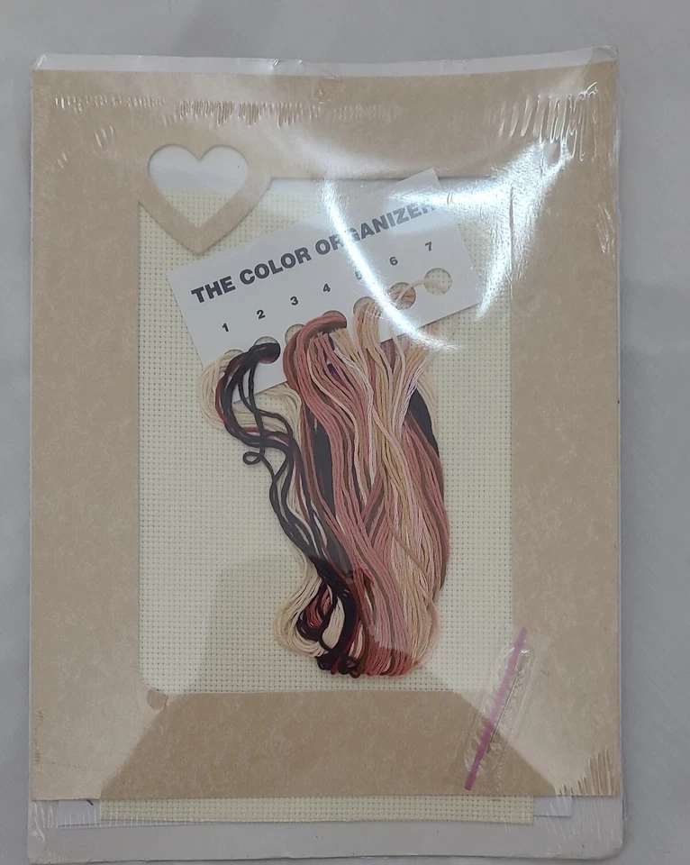 Kit de punto de cruz Love Notes Love Much de Linda Spivey 5 x 7 nuevo sellado 08303 Foto 2 de 4