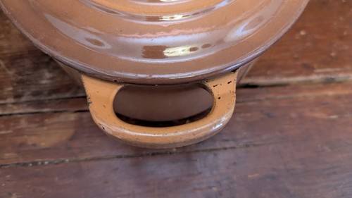 Le Creuset Frankreich #27 Haselnuss emailliert oval Gusseisen Dutch Oven 4,25 Quart - Bild 8 von 18