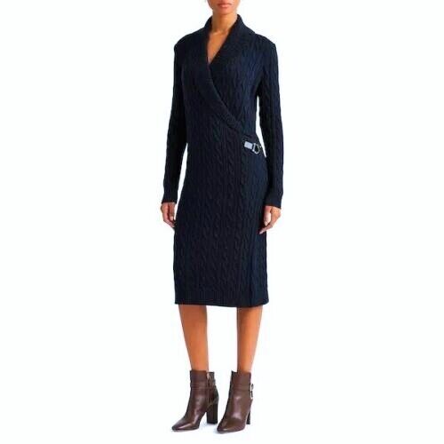 特別価格!Ralph Lauren Cable-Knit Buckle-Trim Sweater Dress Ralph Lauren Women's Cable Knit Buckle Trim Sweater Dress