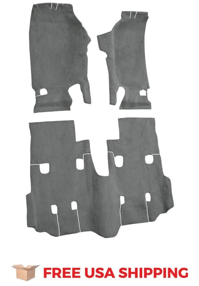 ACC FITS 2007-2010 Jeep Wrangler 4DR Unlimited Pass Area Cutpile Carpet - Изображение 2 из 2