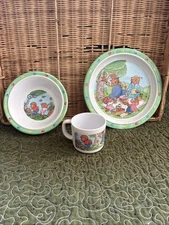 Berenstain Bears by Princess House Melamine Juvenile Set incl mug, plate, bowl