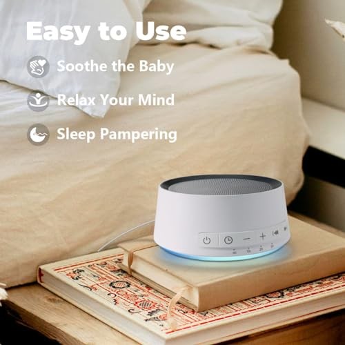 Sound Machine White Noise Machine with 30 Soothing Sounds 12 Colors Night 