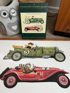Wentworth Puzzle in legno 'I due in uno puzzle per auto d'epoca' 250 pezzi