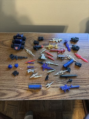 Vintage G1 Transformers 1984, 1985 Lot Weapons Guns Accessories - Roller
