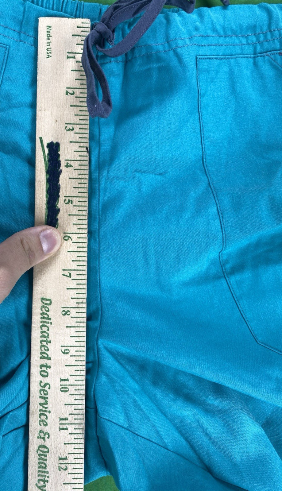 Medium Light Blue Simply Basic Scrub Pants - image 6