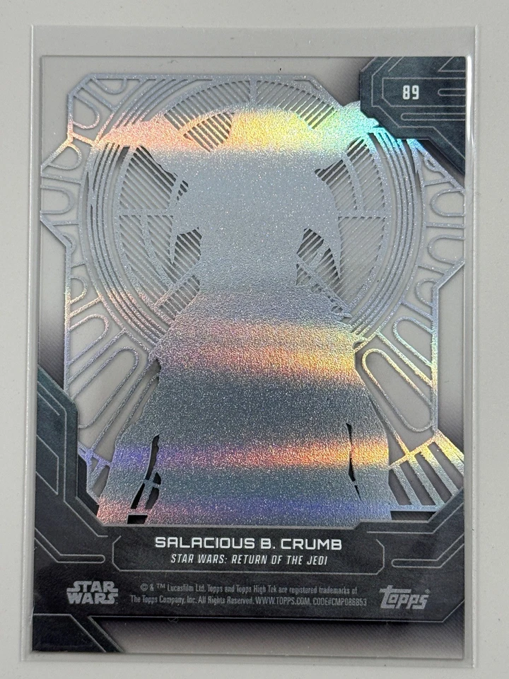 Topps Star Wars High Tek 2024 Salacious B. Crumb Star Wars: Return of Jed #89 - Image 2 of 3