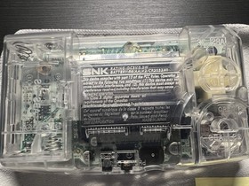 SNK Neo Geo Pocket Color Slim Crystal Clear with IPS Screen Mod + New Shell